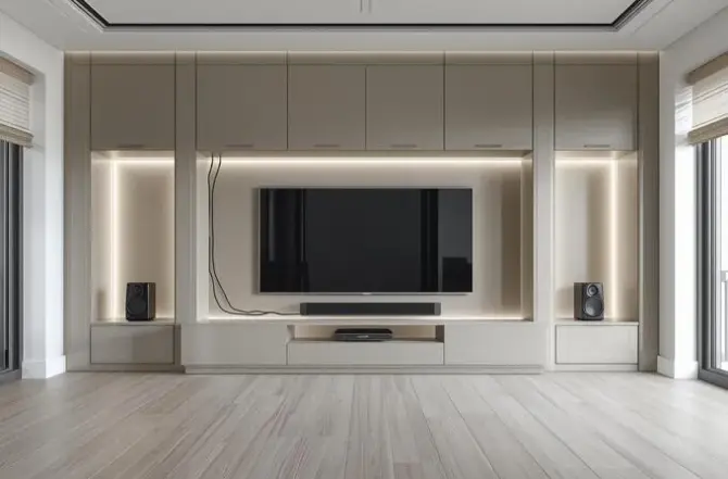 Sala e home theater: onde esconder os fios e quanto custa em Moema?